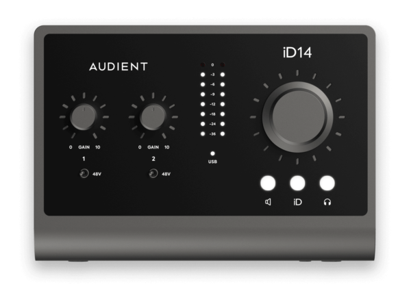 Interfáz Audient iD14 MKII audio interface 10×6