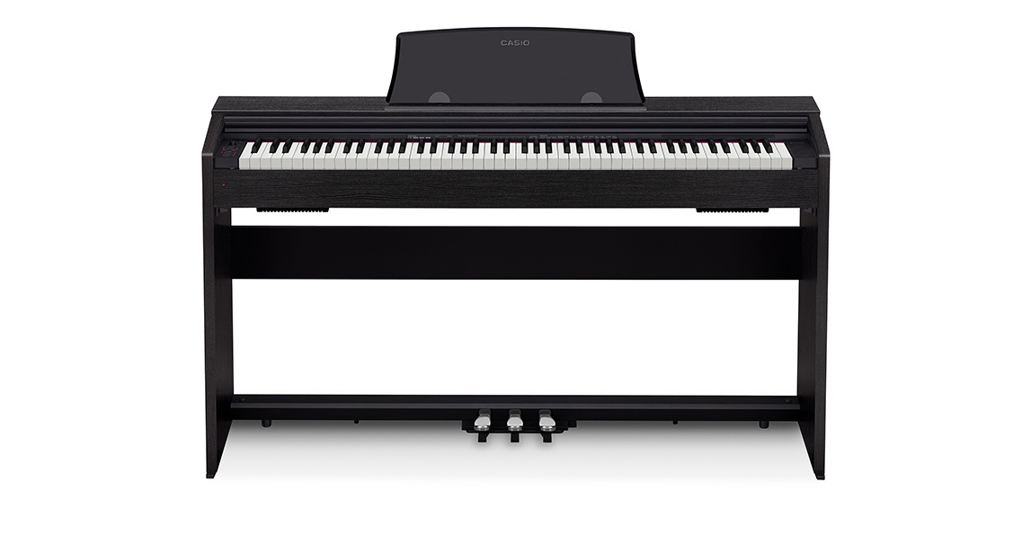 Piano Casio PX-770BK Privia 88 teclas contrapesadas con mueble