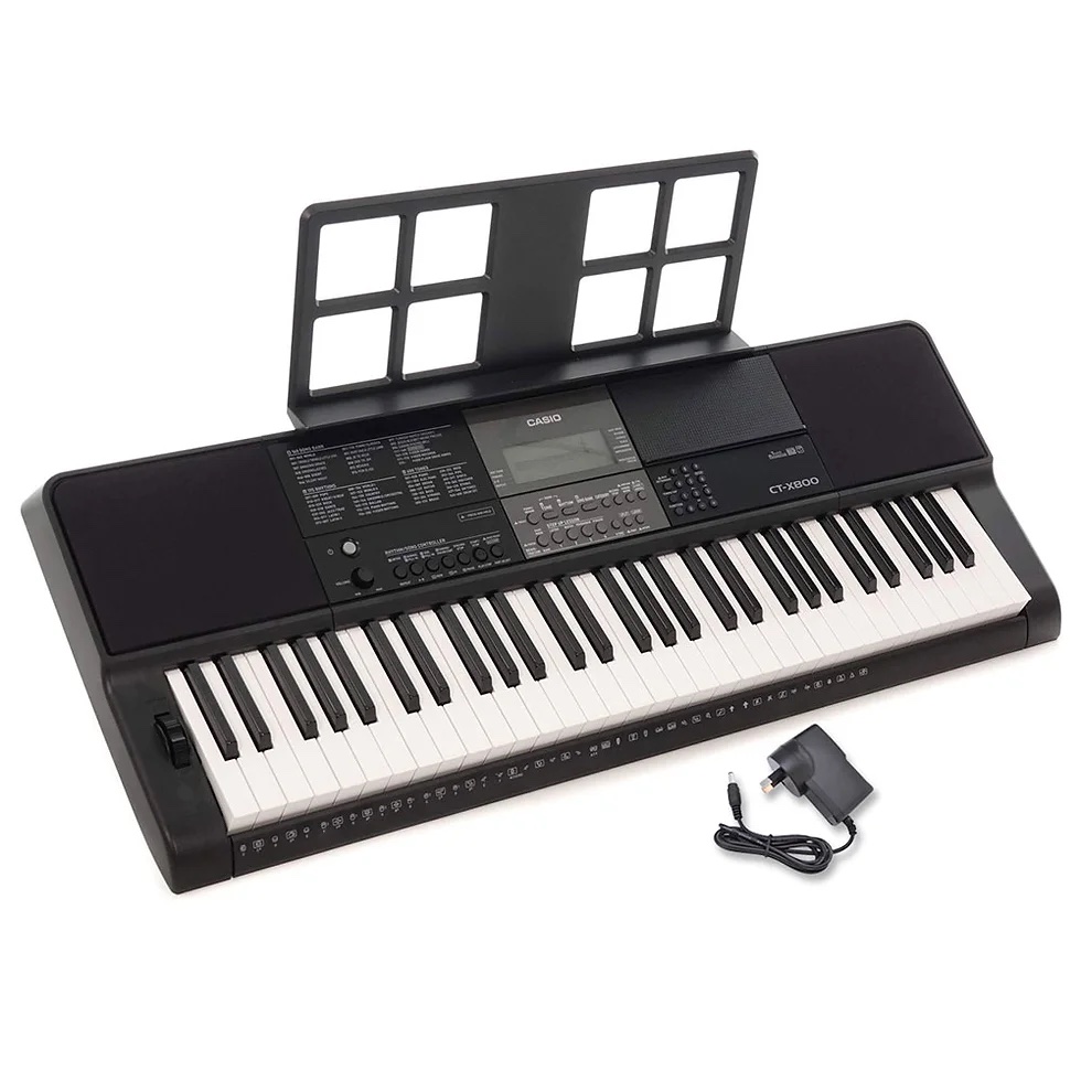 Piano Casio CT-X800 Organeta teclado 5 octavas 61Teclas