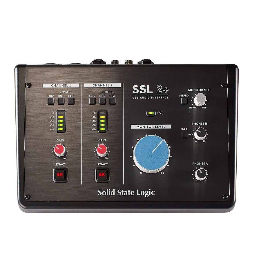 Interfaz Solid state Logic SSL 2+ Audio 2in 4Out MIDI Interface