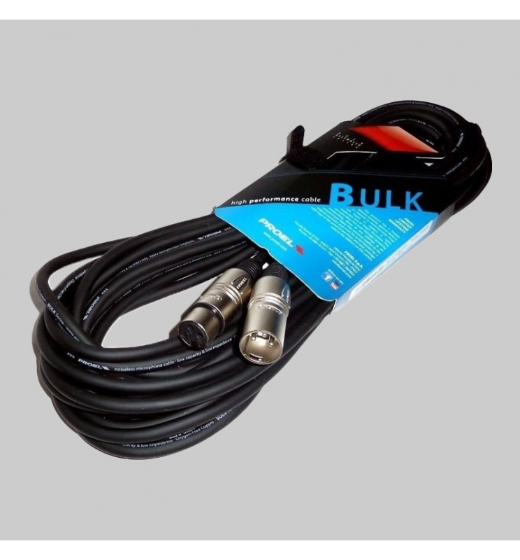 Cable Proel BULK250LU10 Micrófono Xlr / Xlr 10M