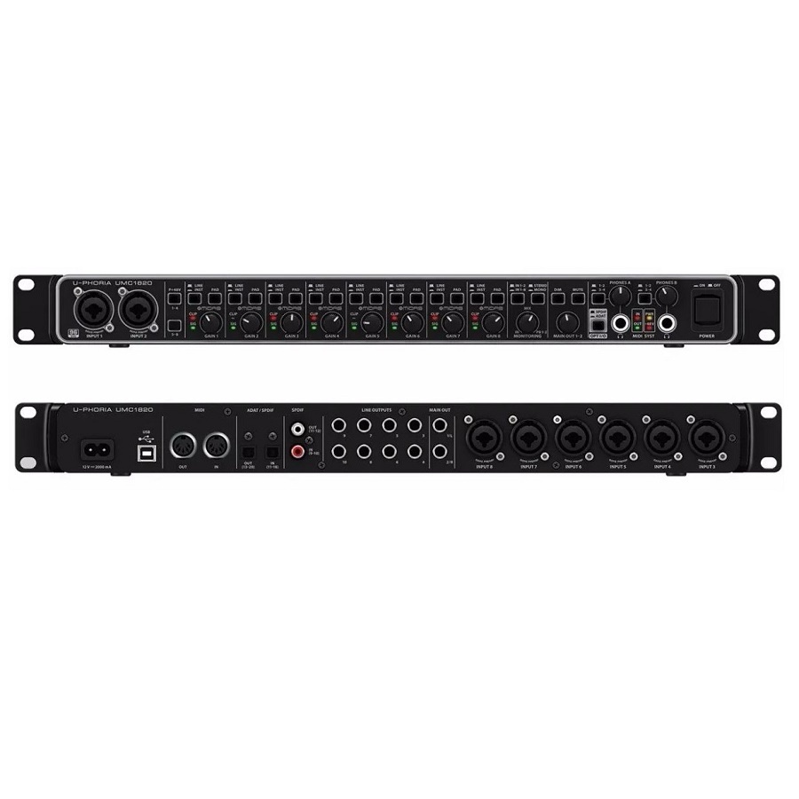 Interfaz Behringer UMC1820 Audio Interfaz Interface 8Canales