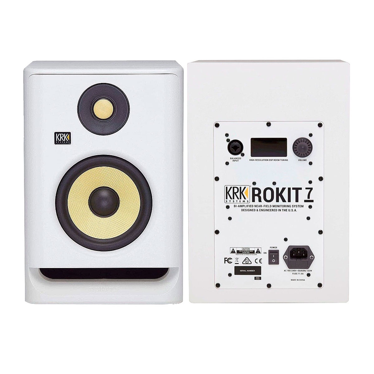 Monitor Krk ROKIT 7 Rp7G4Wn Blanco