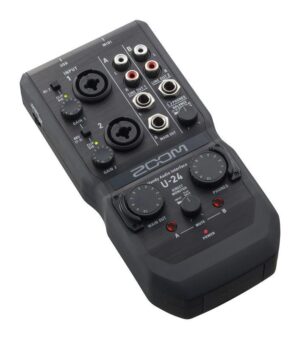 Interfaz Zoom U-24 Audio 2×2 MIDI Interface