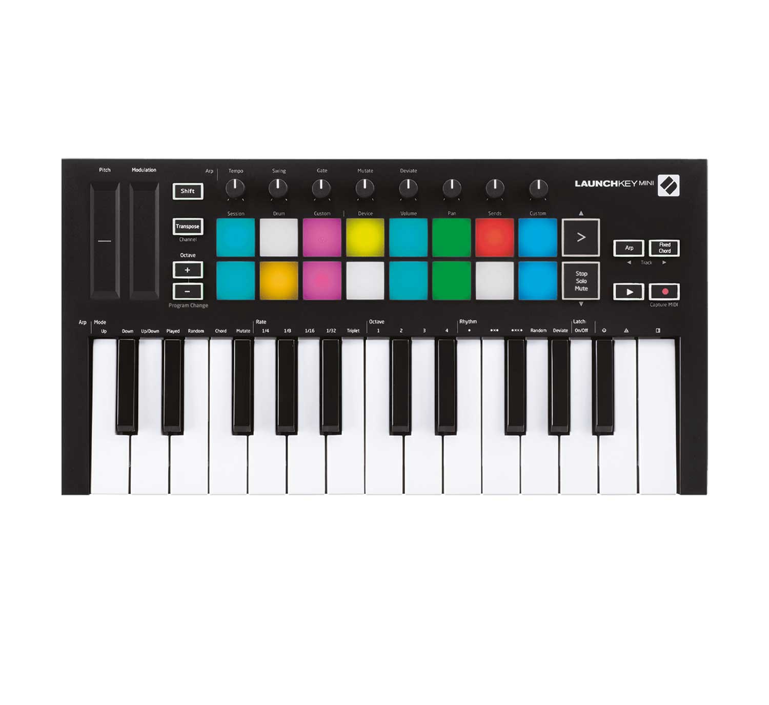 Controlador Novation Launchkey Mini Mk3 Teclado 25 teclas