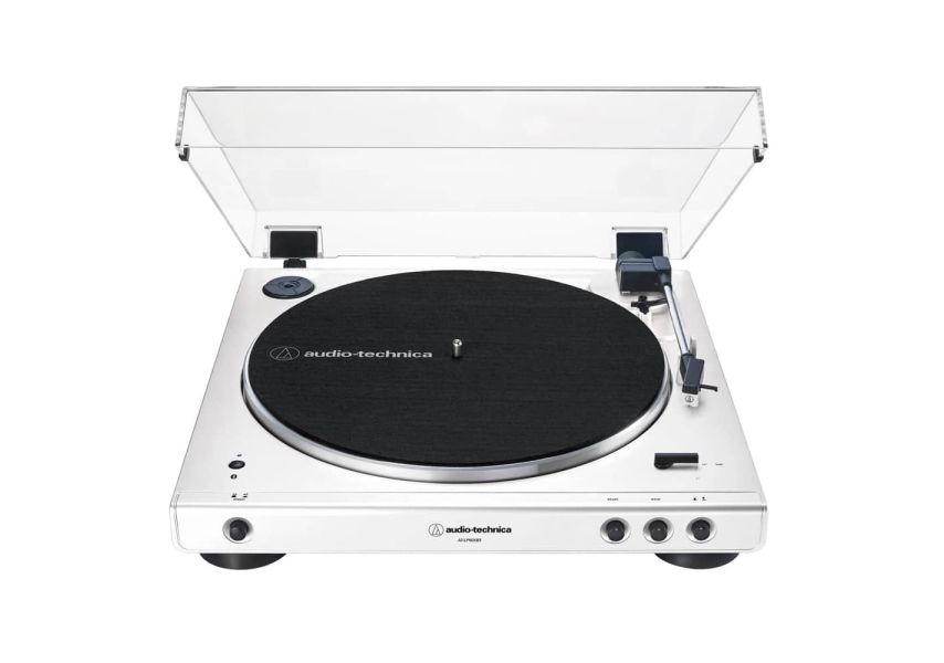 Tornamesa Audio-Technica AT-LP60XBT-WW Automático Tracción Correa Bluetooth Blanco