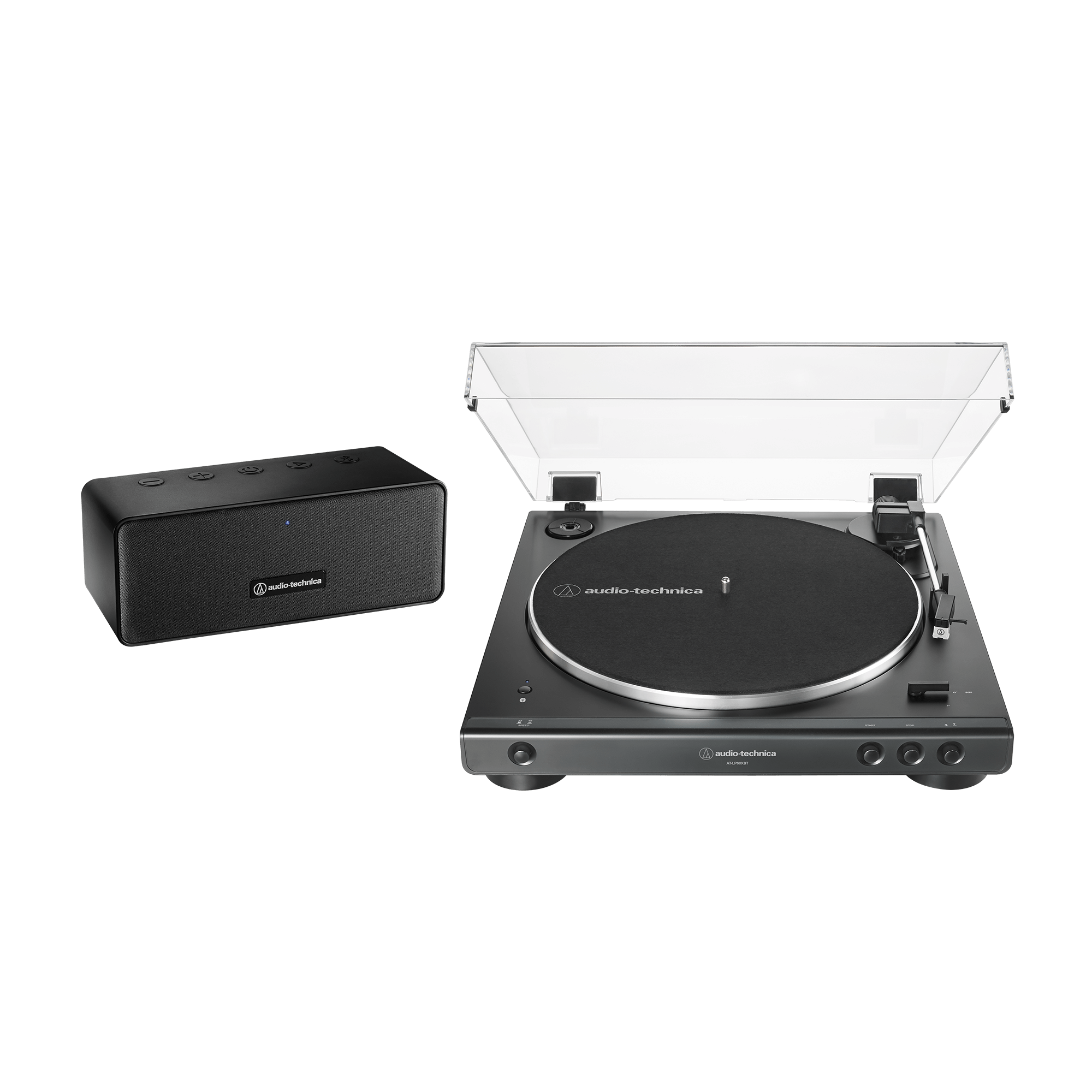 Tornamesa Audio Technica AT-LP60xSPBT Con Parlante Bluetooth