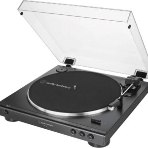 Tornamesa Audio-technica AT-LP60X-BK Con cápsula Negro