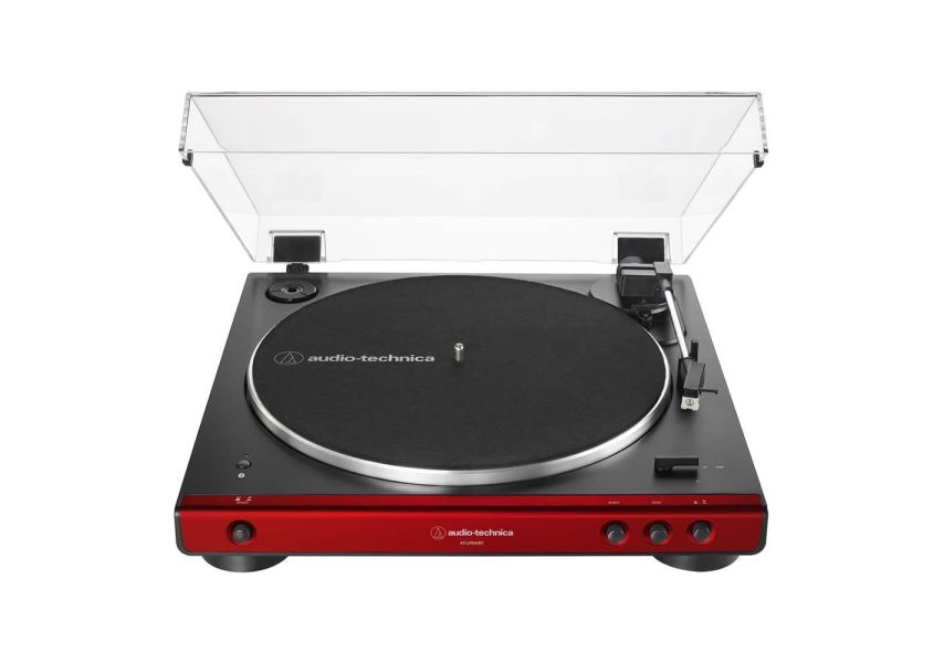 Tornamesa Audio-technica AT-LP60XBT-RD Bluetooth Rojo