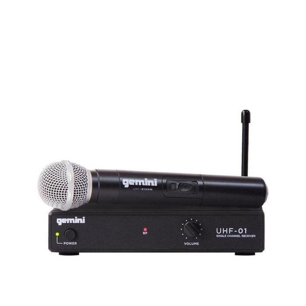 Microfono Gemini Uhf-01M-F3 Inalambrico De Mano