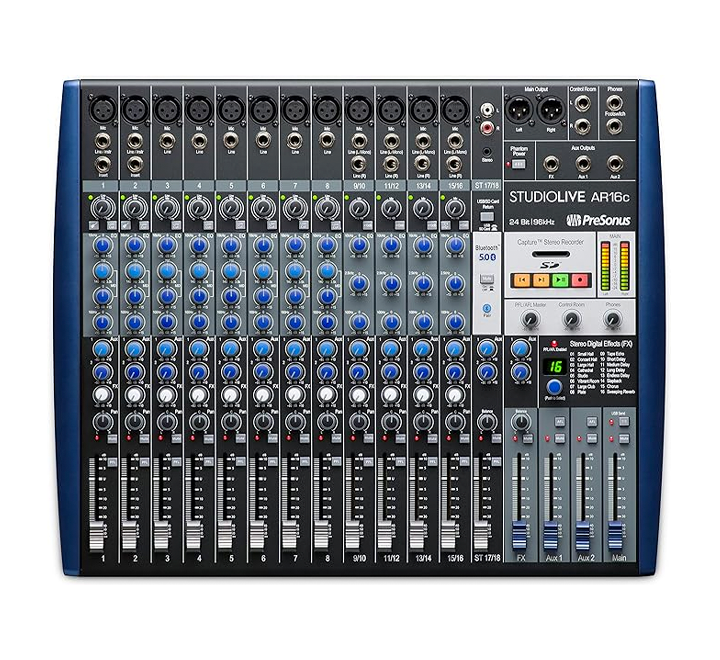 Mezclador Presonus STUDIOLIVE AR16C Interfaz multicanal