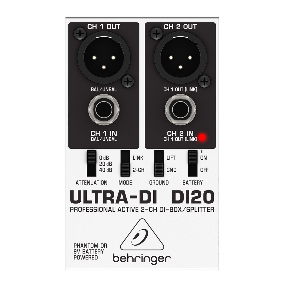 Caja Behringer DI20 Directa 2 Canales