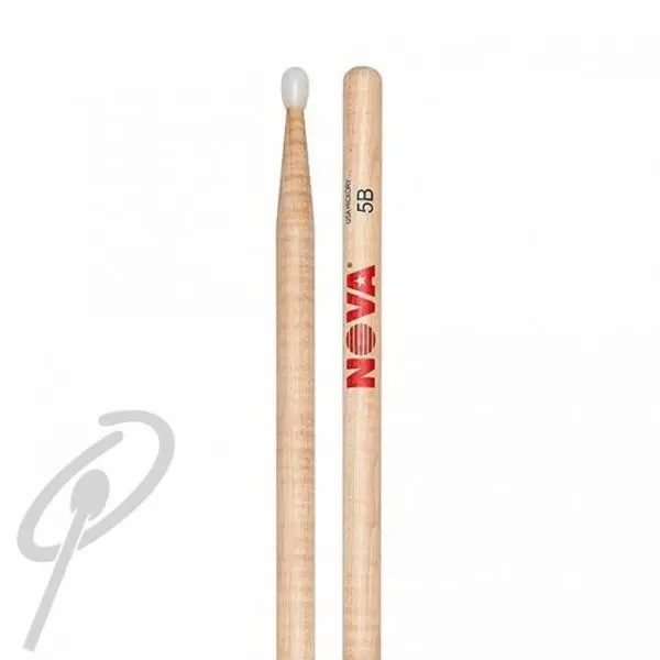 Baquetas Vic Firth N5BN Nova Punta Nylon Natural Madera