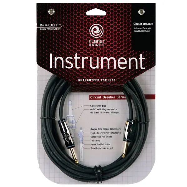 Cable D’addario PWAG20 Instrumento 6.3 / 6.3 6M