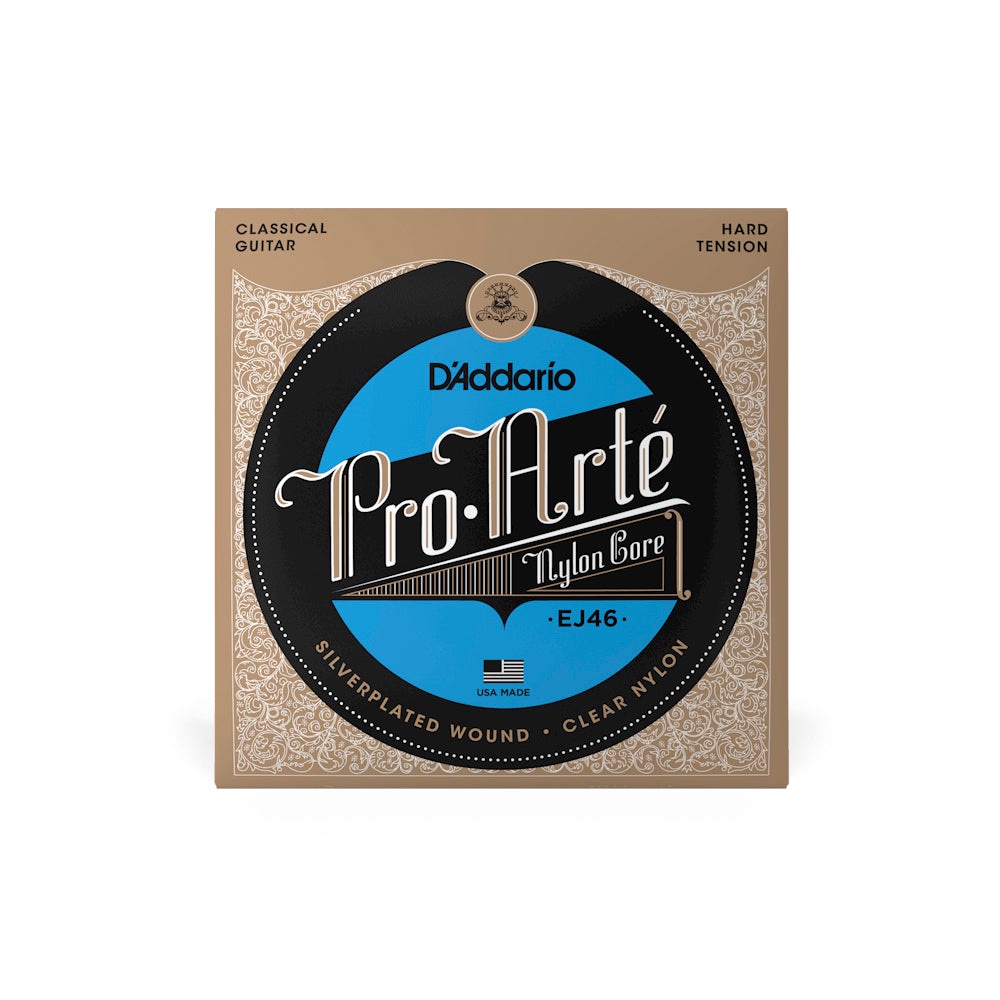 Encordado D’Addario EJ46 Guitarra clasica Nylon Tension Fuerte