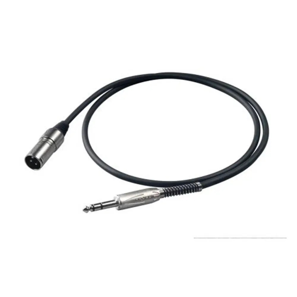 Cable Proel BULK230LU10 6.3 macho – XLR macho Negro 10 metros