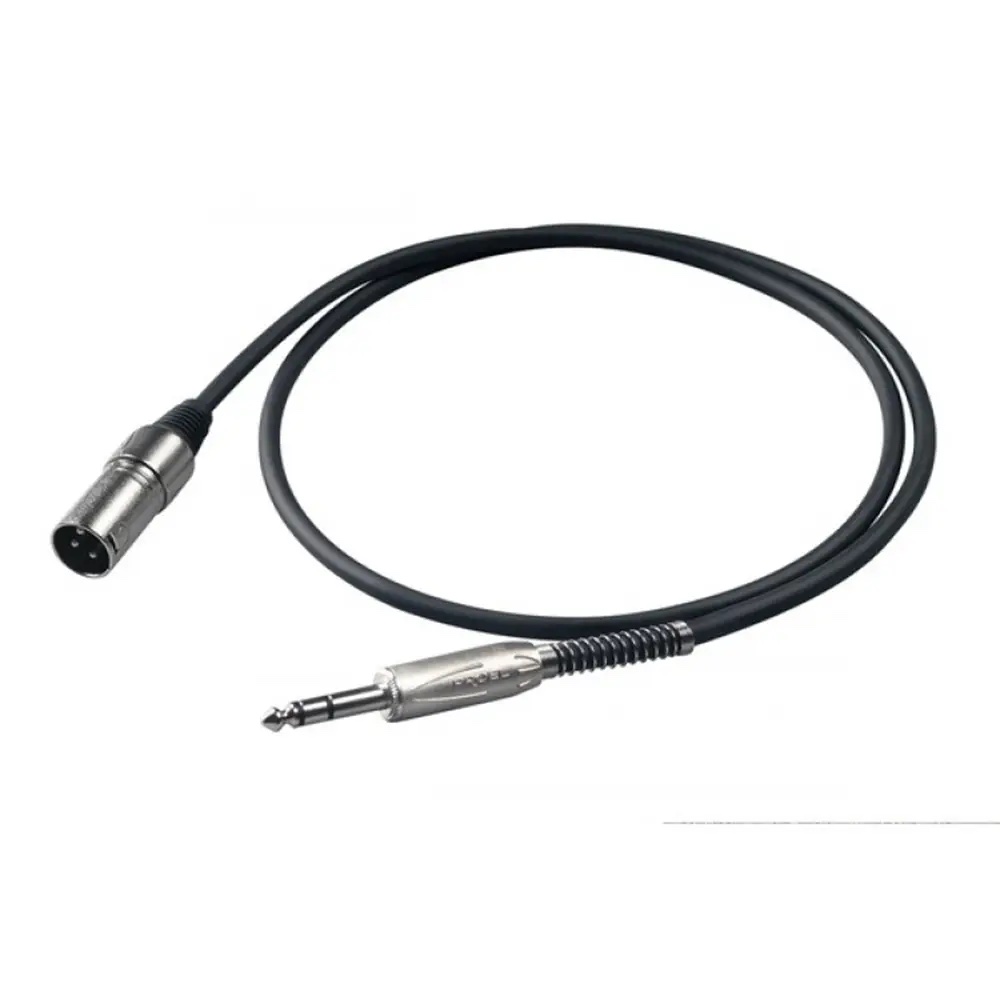 Cable Proel BULK230LU3 XLR Macho – 6.3 Stereo 3M