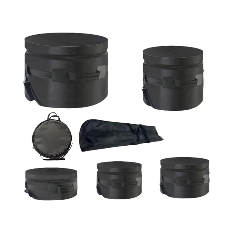 Estuche APOLO ESDO0020 Set Bateria Semiduro Negro