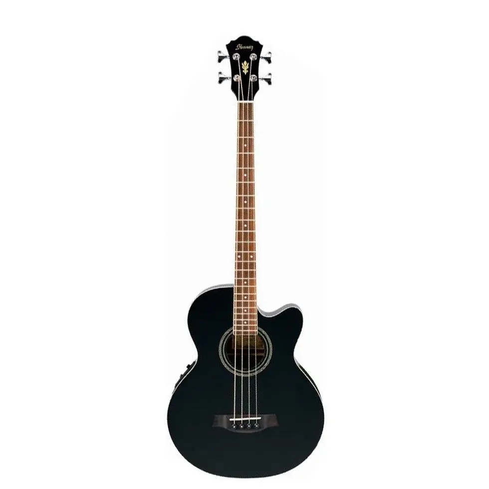 Bajo Ibanez AEB8EB Electroacustico Negro