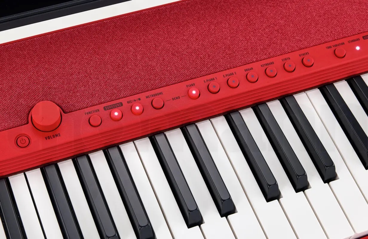 Piano Casio CT-S1 RD Rojo 61T