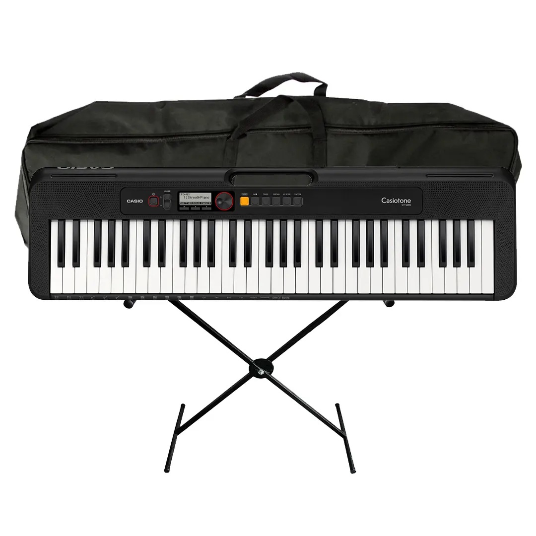 Combo Casio CT-S200 Teclado base estuche adaptador 61Teclas