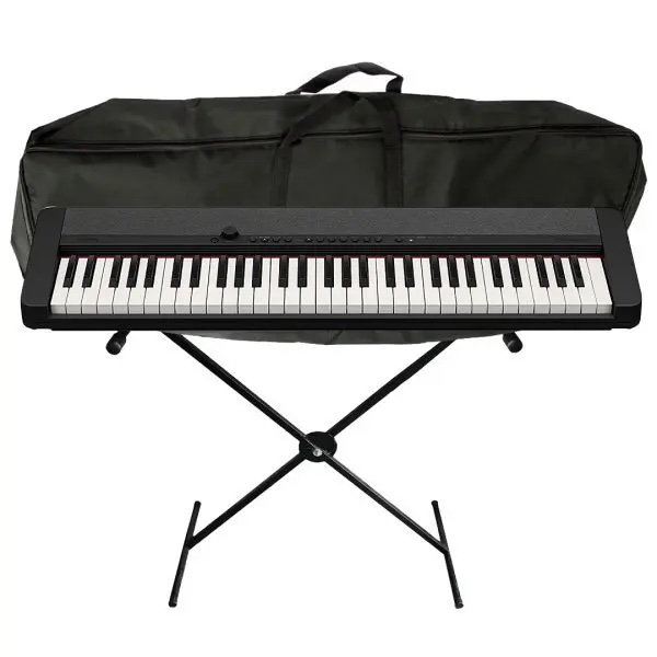 Piano Casio CT-S1 BK + Estuche y Base metalica 61Teclas