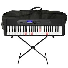 Piano Casio LK-S450 + Estuche y Base iluminado senible