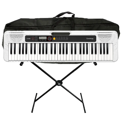 Piano Casio CT-S200 WECO + Estuche y Base metalica 61Teclas