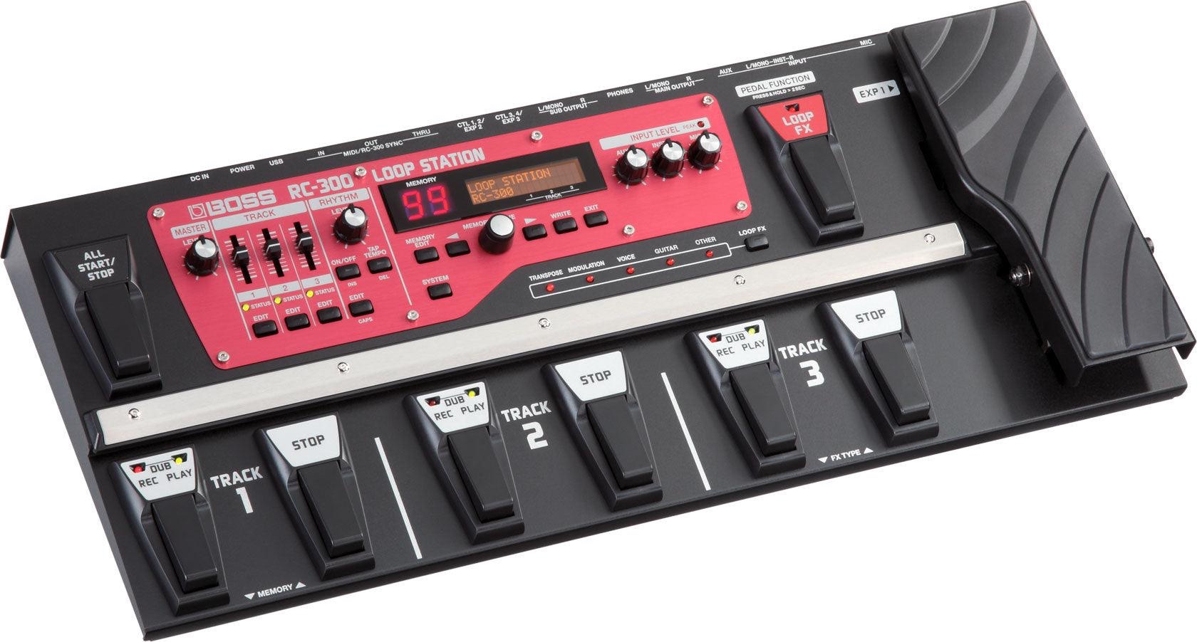 Pedal Boss RC-300 Guitarra Electrica Loop Station