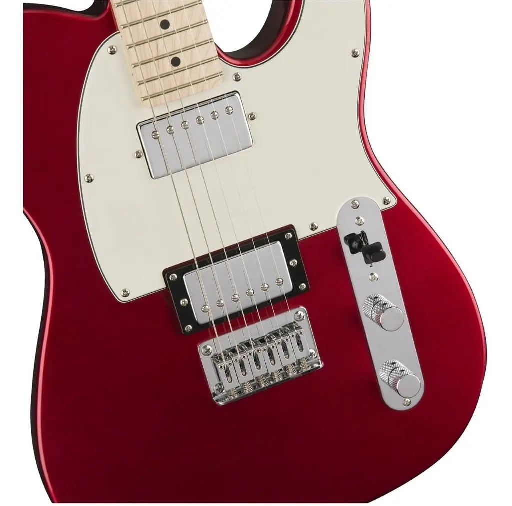 Guitarra Fender Sq Con Tele Mm Red 371222525 Eléctrica Rojo