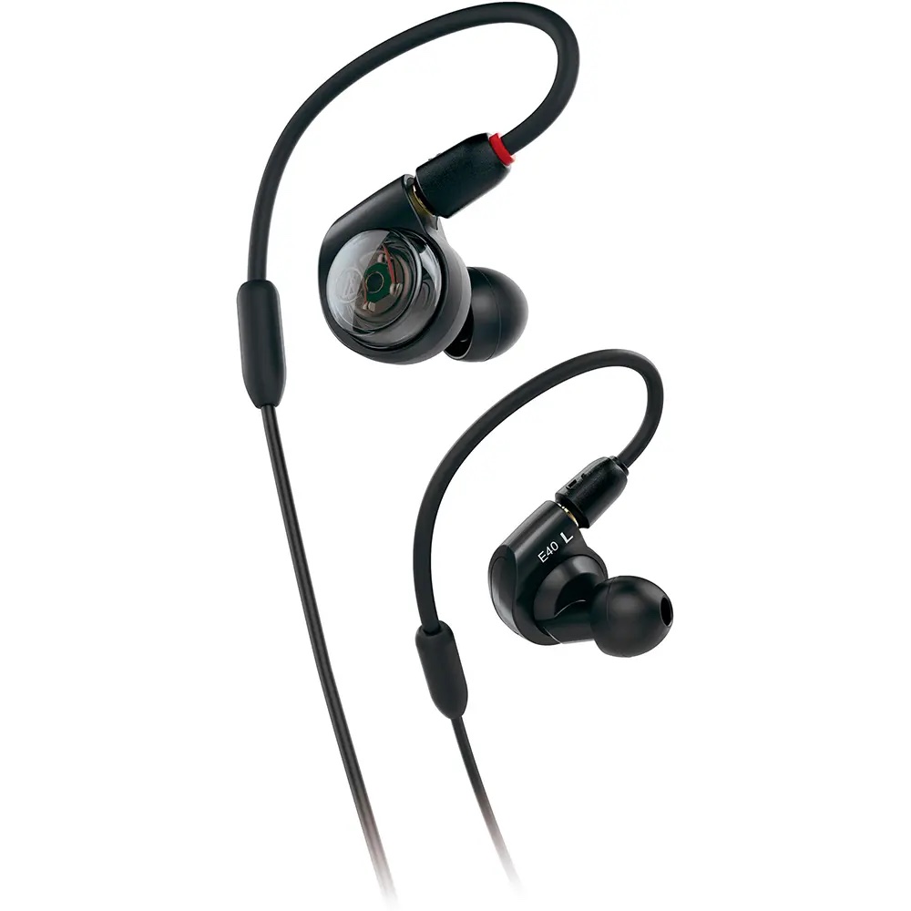 Audífonos Audio-technica ATH-E40 In-ear monitoreo Negro