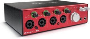 Interfaz Focusrite Clarett+ 4 Pre USB 18 IN / 8 Out ISA AIR Interface