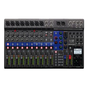 Mezclador Zoom LIVETRACK L-12 Grabadora Interfaz USB Audio