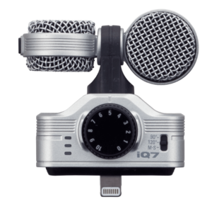Micrófono Zoom iQ7 Estereo iPhone iPad iOS Condensador