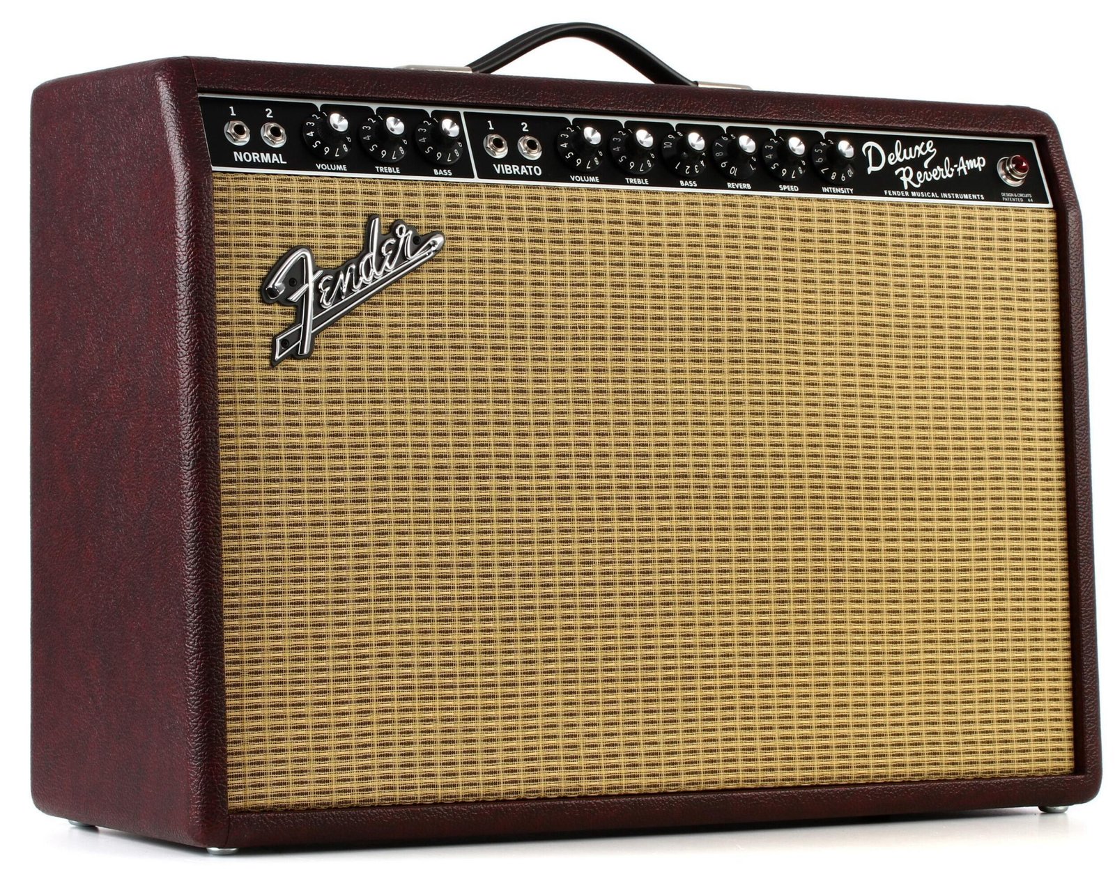 AMPLIFICADOR GUITARRA ELECT FENDER 65 DELUXE VINOTINTO P12Q 120V 0217400611