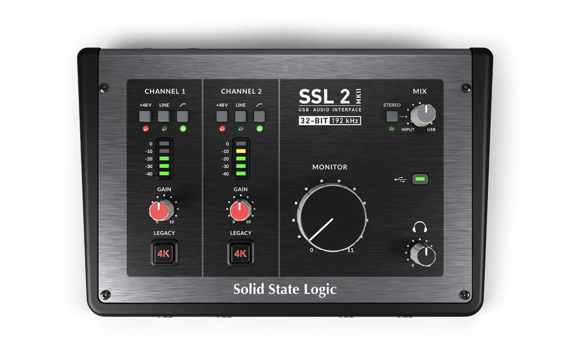 Solid State Logic SSL2 Tarjeta interfaz de sonido USB 2×2 NUEVA VERSIÓN MKII