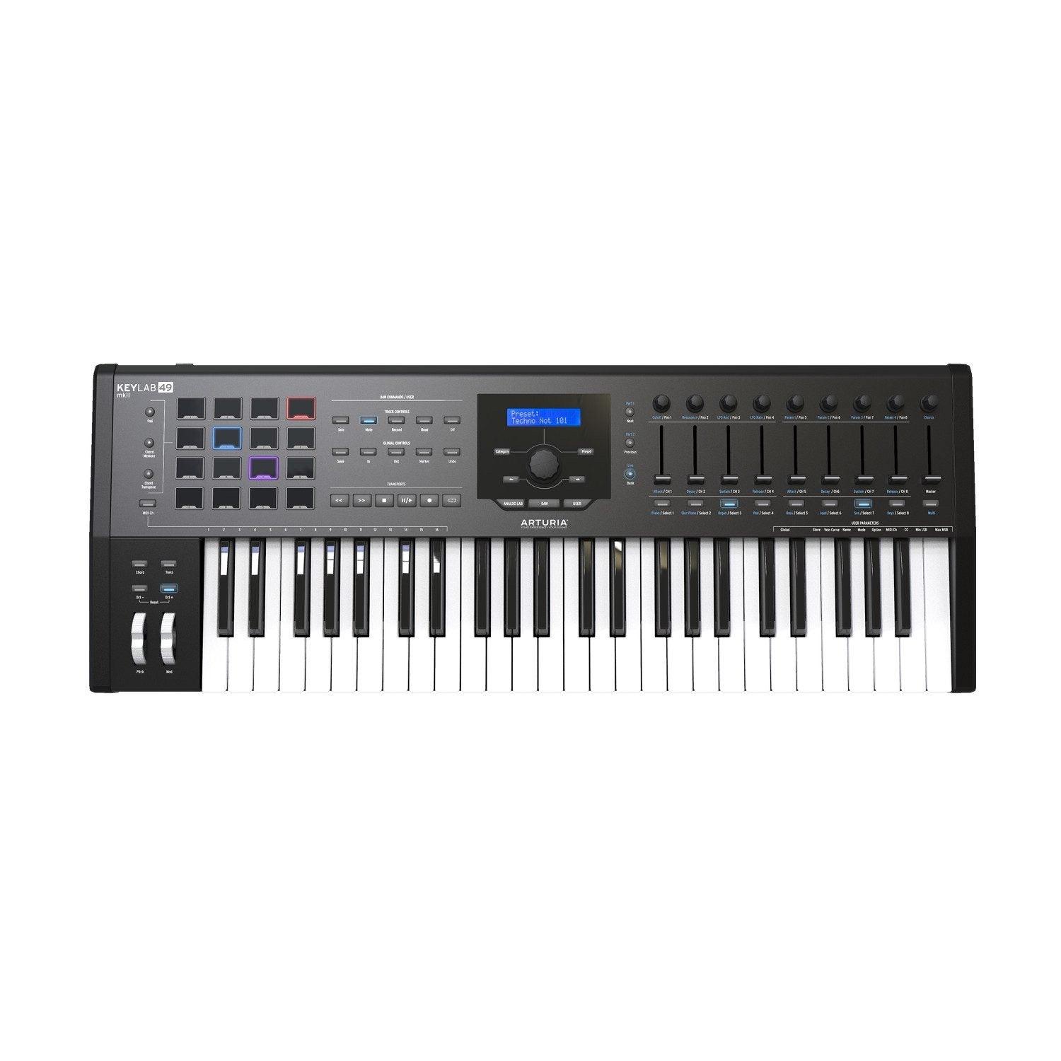 Controlador Arturia KEYLAB 49 MKII 230621 Negro