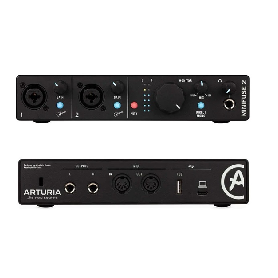 Interfaz Arturia MINIFUSE 2 800102 Negra Interface