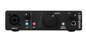 Interfaz Arturia MINIFUSE 1 800101 Negra Interface