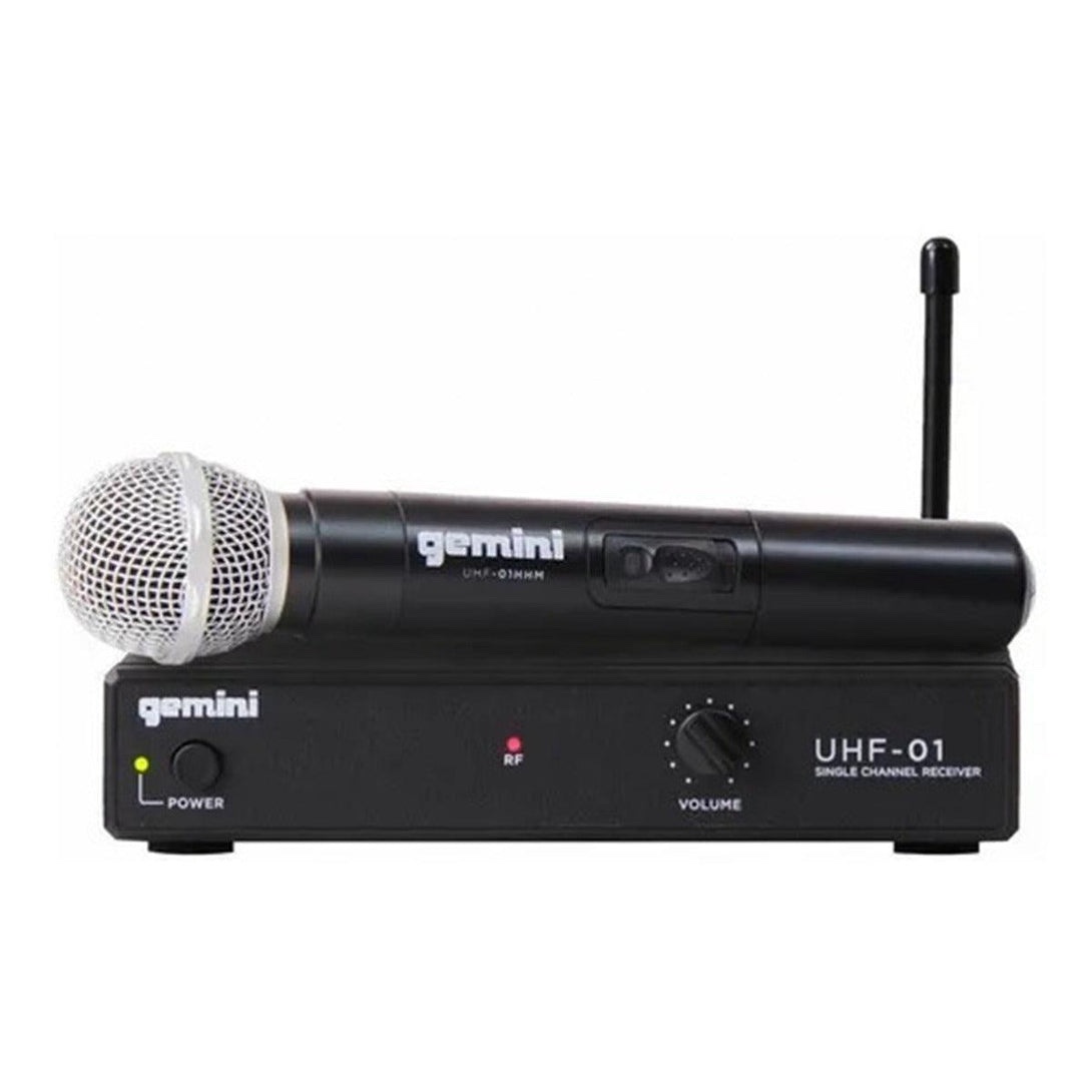 Micrófono Gemini UHF-01M-F1 De mano Inalámbrico