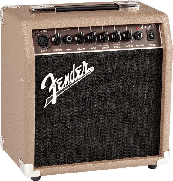 Amplificador Fender ACOUSTASONIC 15 Guitarra Acustica 15w