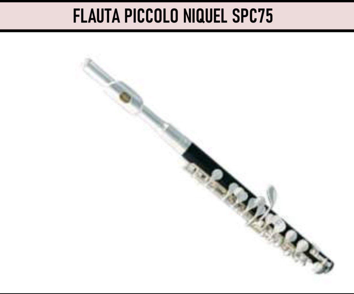 Flauta Scala SPC75 Piccolo Traversa Niquel