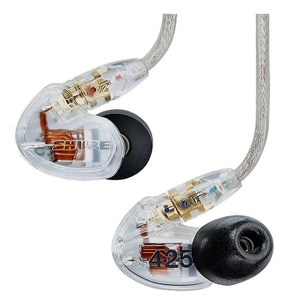 Audífonos Shure SE425-CL In Ear monitoreo Transparente