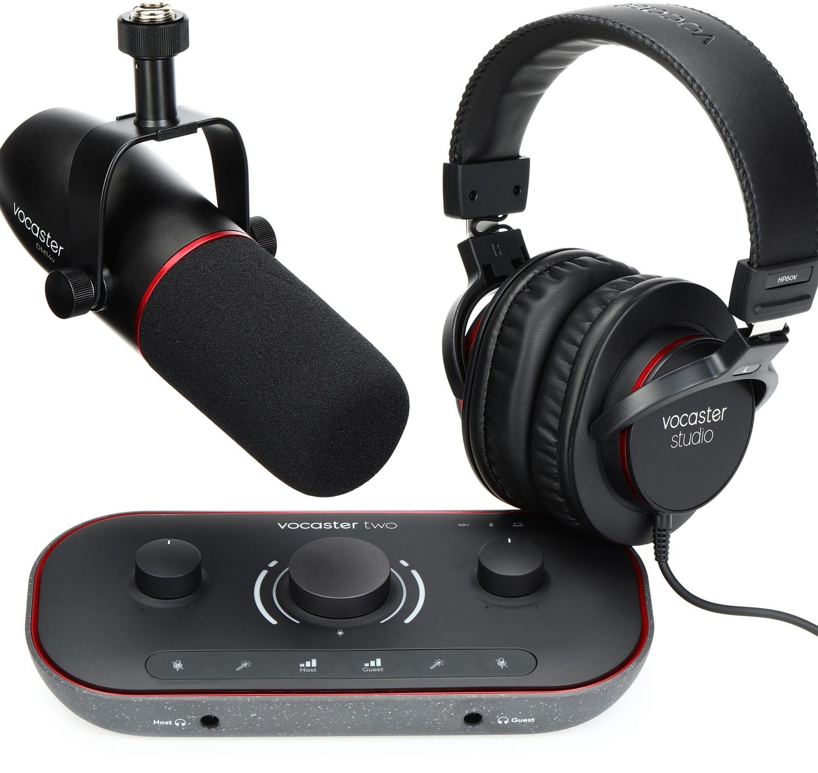 Combo Focusrite Vocaster Two Studio de podcast