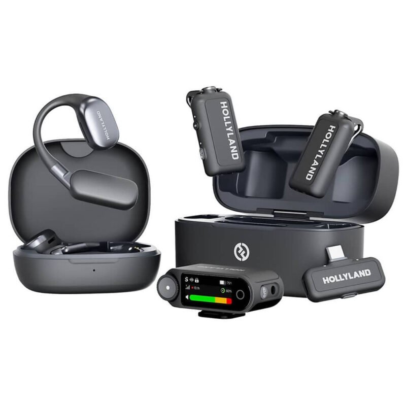 Hollyland LARK MAX 2 Ultimate Combo Micrófonos de Solapa Inalámbricos