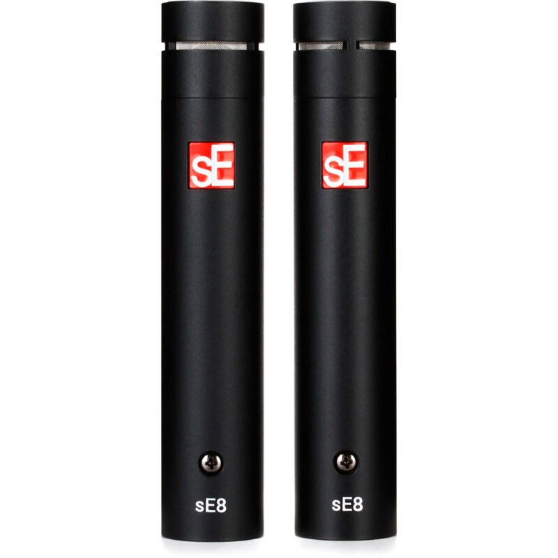 SE SE8-PAIR-U PAR DE MICROFONOS DE CONDENSADOR DE DIAFRAGMA PEQUEÑO